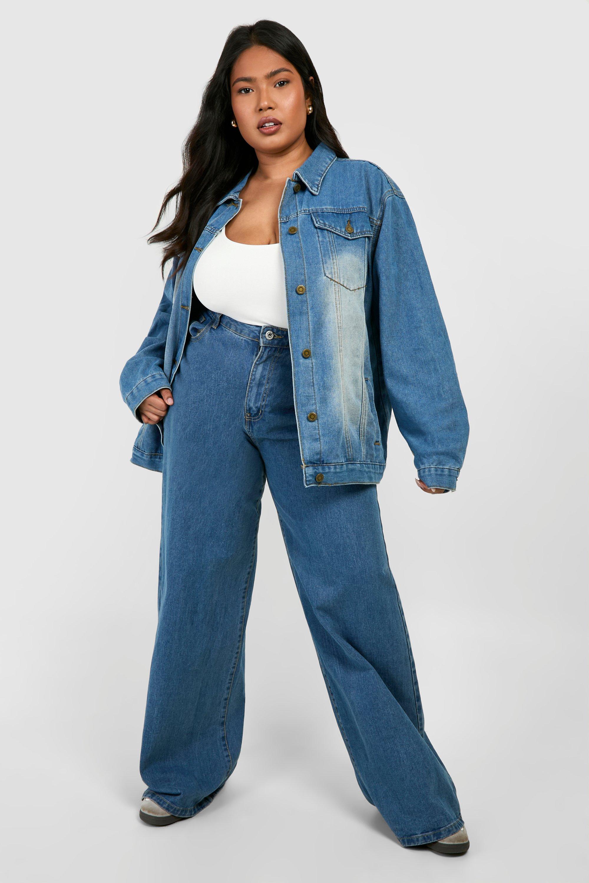 Plus size jean store suits